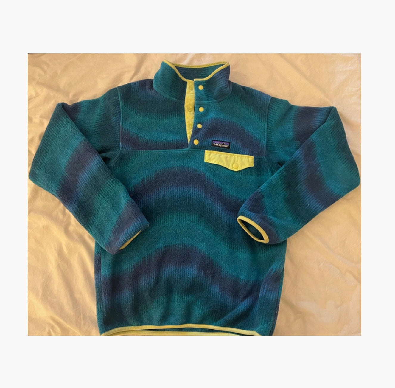 Fleece Pullover von Patagonia Synchilla (XS Damen) blau türkis