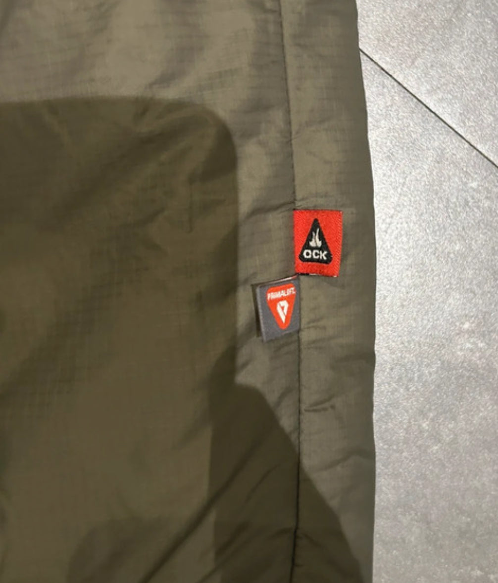 Primaloft Wende Weste (L Herren) Isolation Steppweste dunkelblau khakigrün