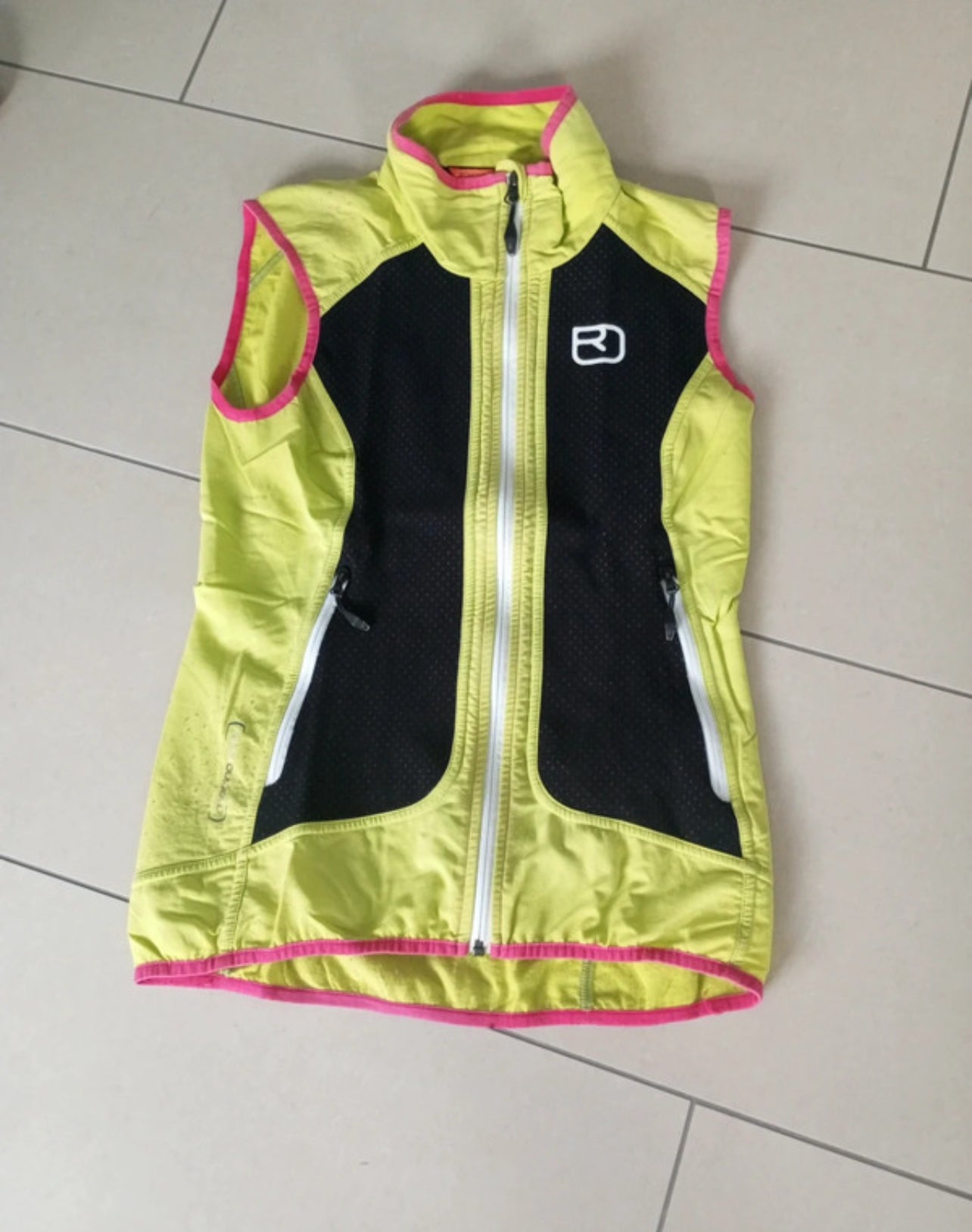 Weste von Ortovox Merino Inside (XS Damen) Softshell neongrün