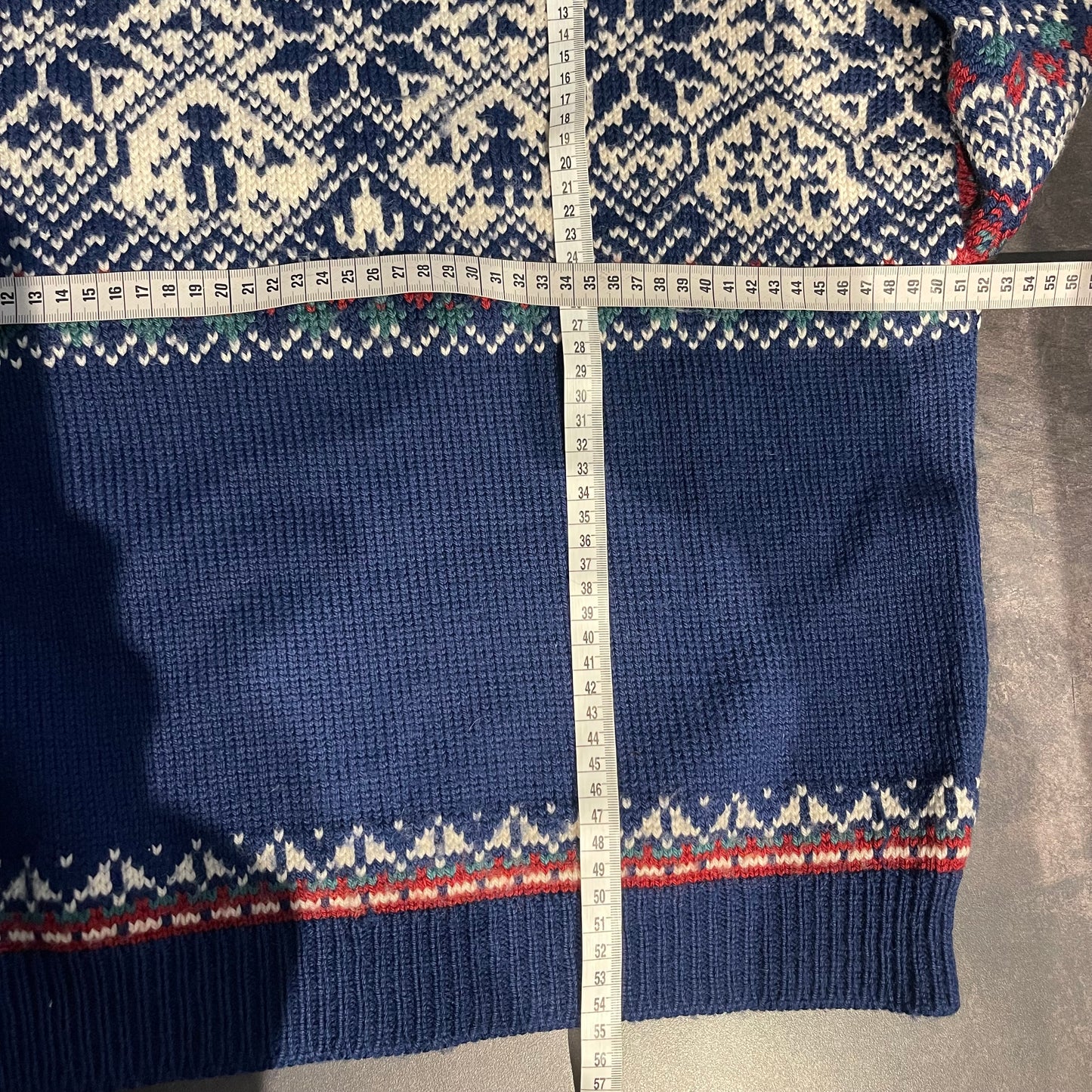 Strickpullover von Dale of Norway (Kindergröße 128-136 ) dunkelblau mit Muster