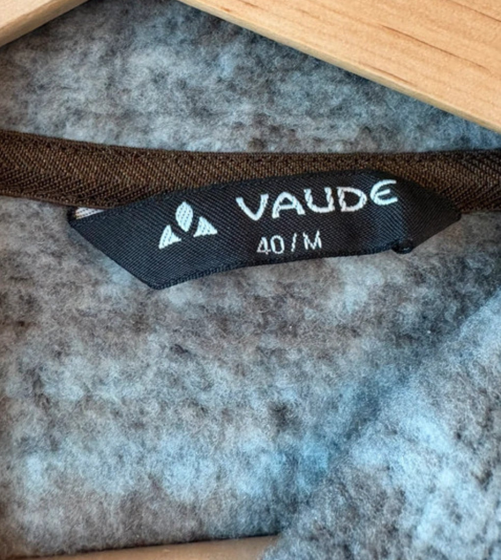 Warme Fleece Jacke Vaude (M bis L Damen) Zipper Hoodie Rentiere