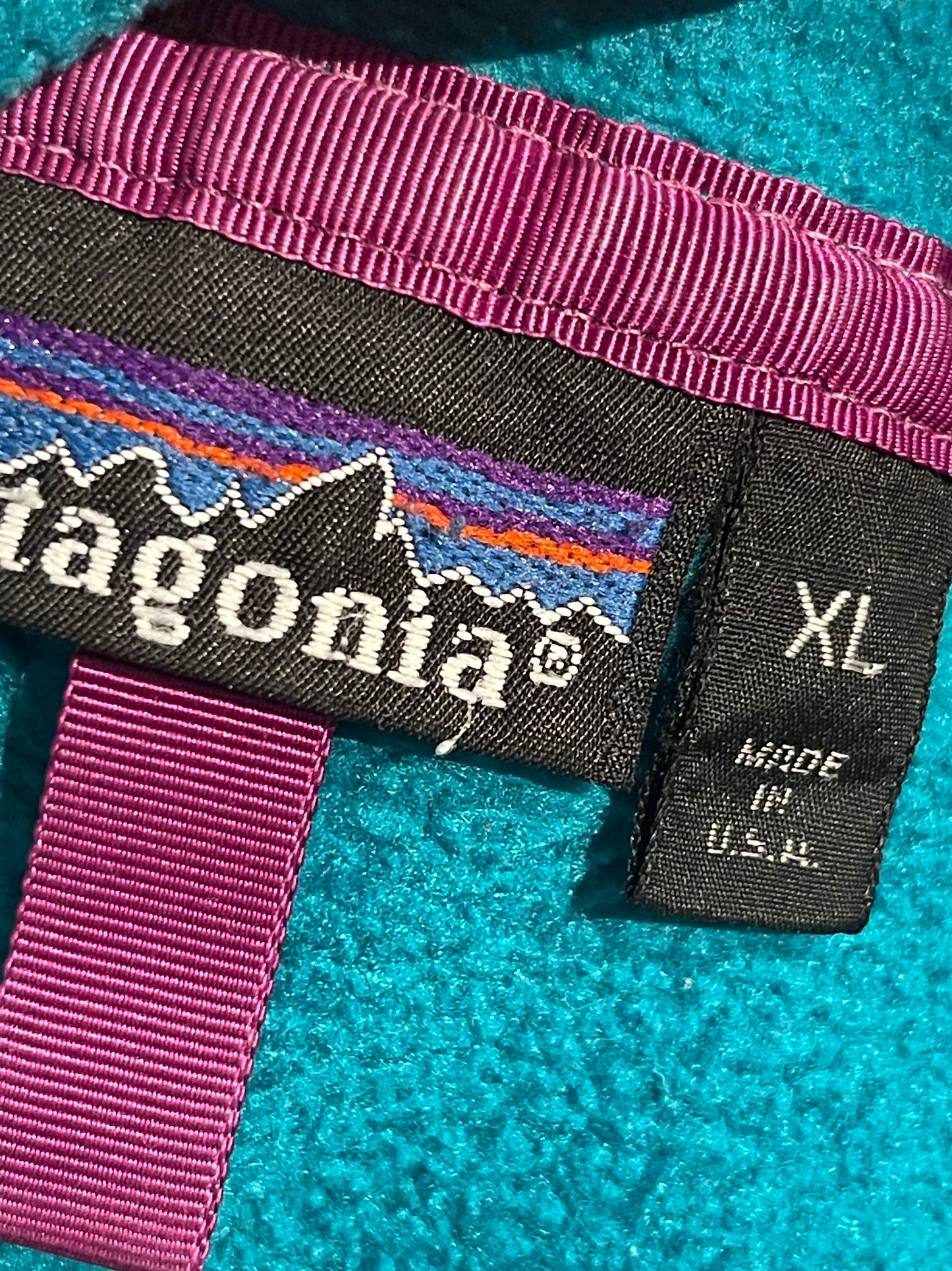 Patagonia Fleece Pullover (XL Herren) Sweatshirt Synchilla türkis