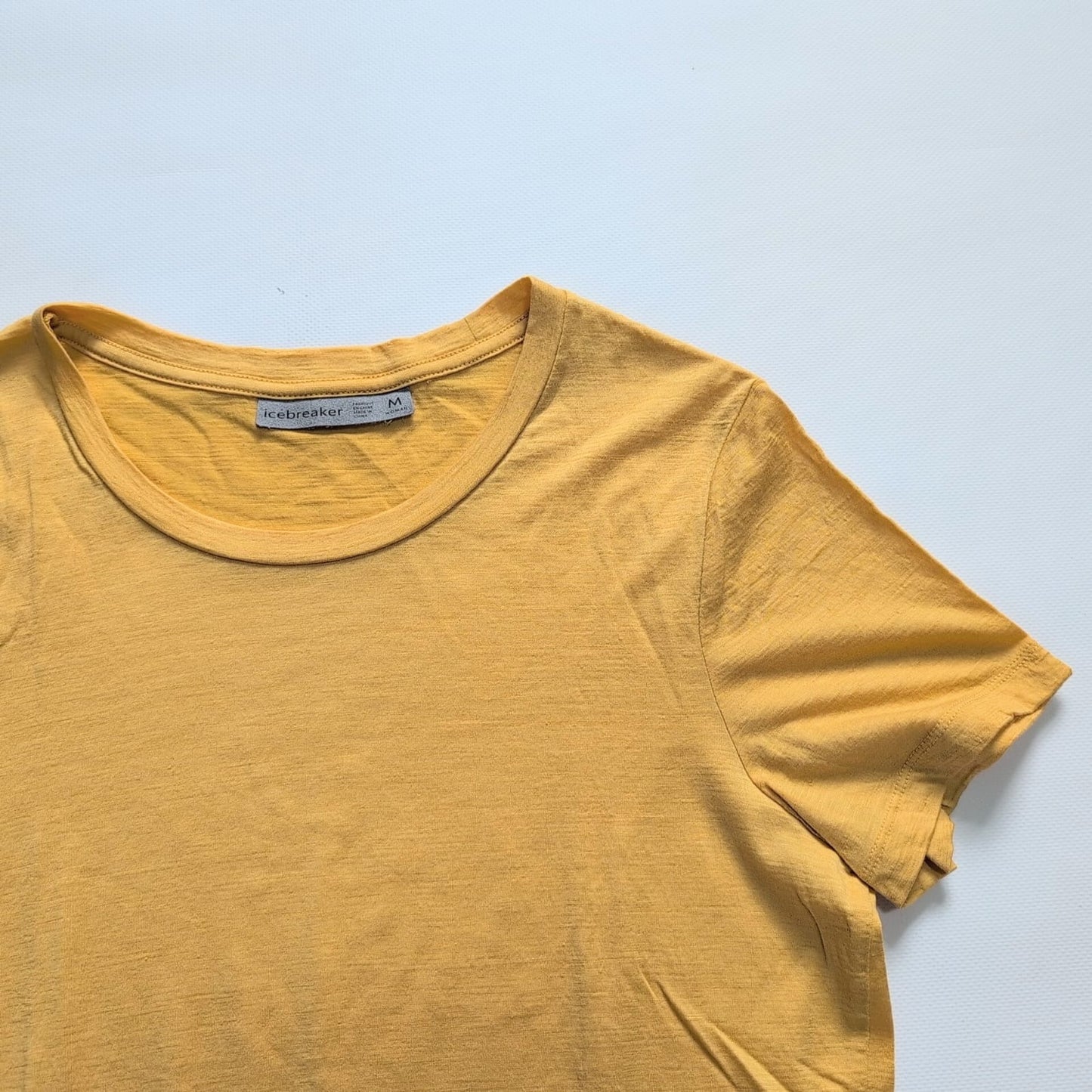T-Shirt von Icebreaker Merino (M Damen) gelb