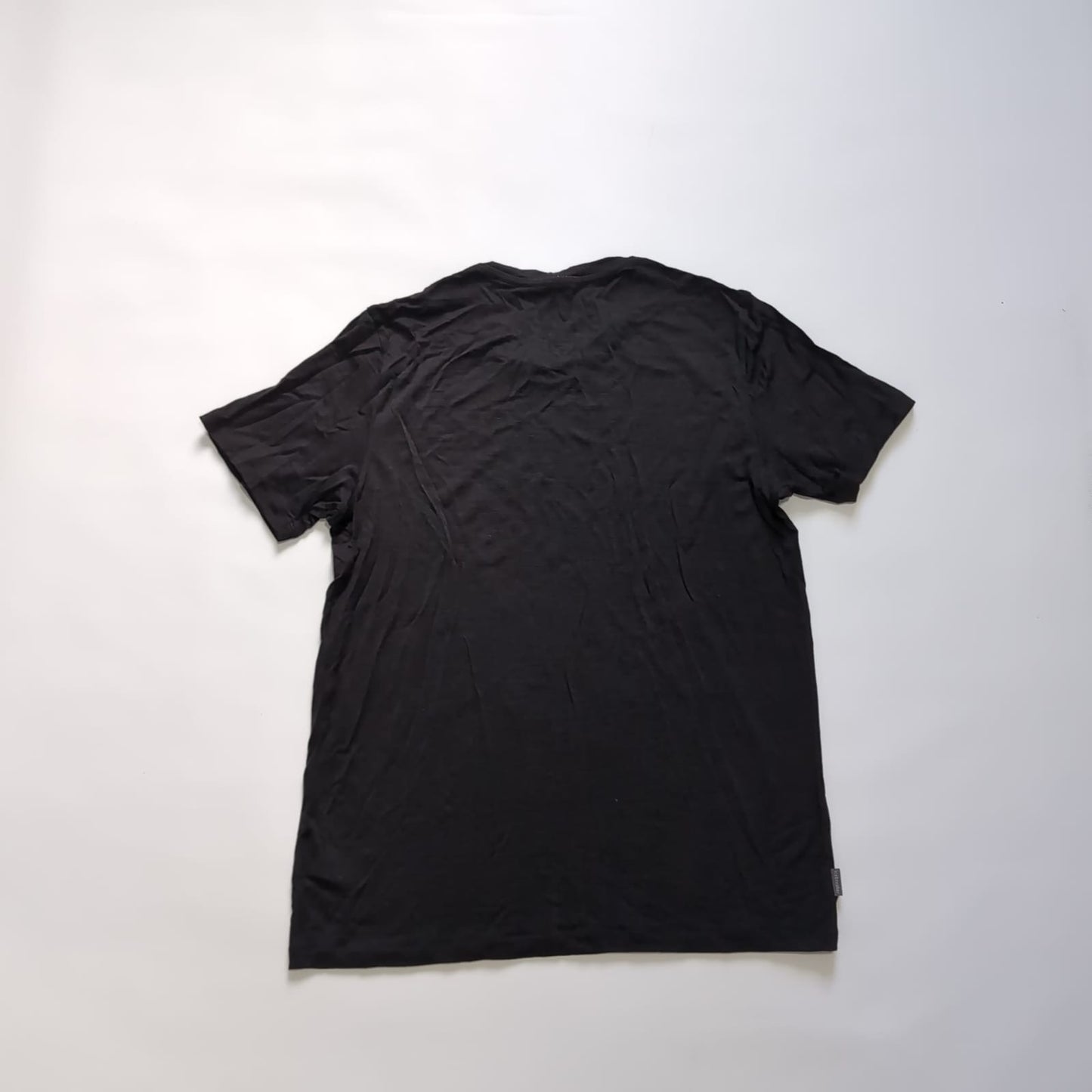 T-Shirt von Icebreaker Merino (S bis M Herren) schwarz Print Berge