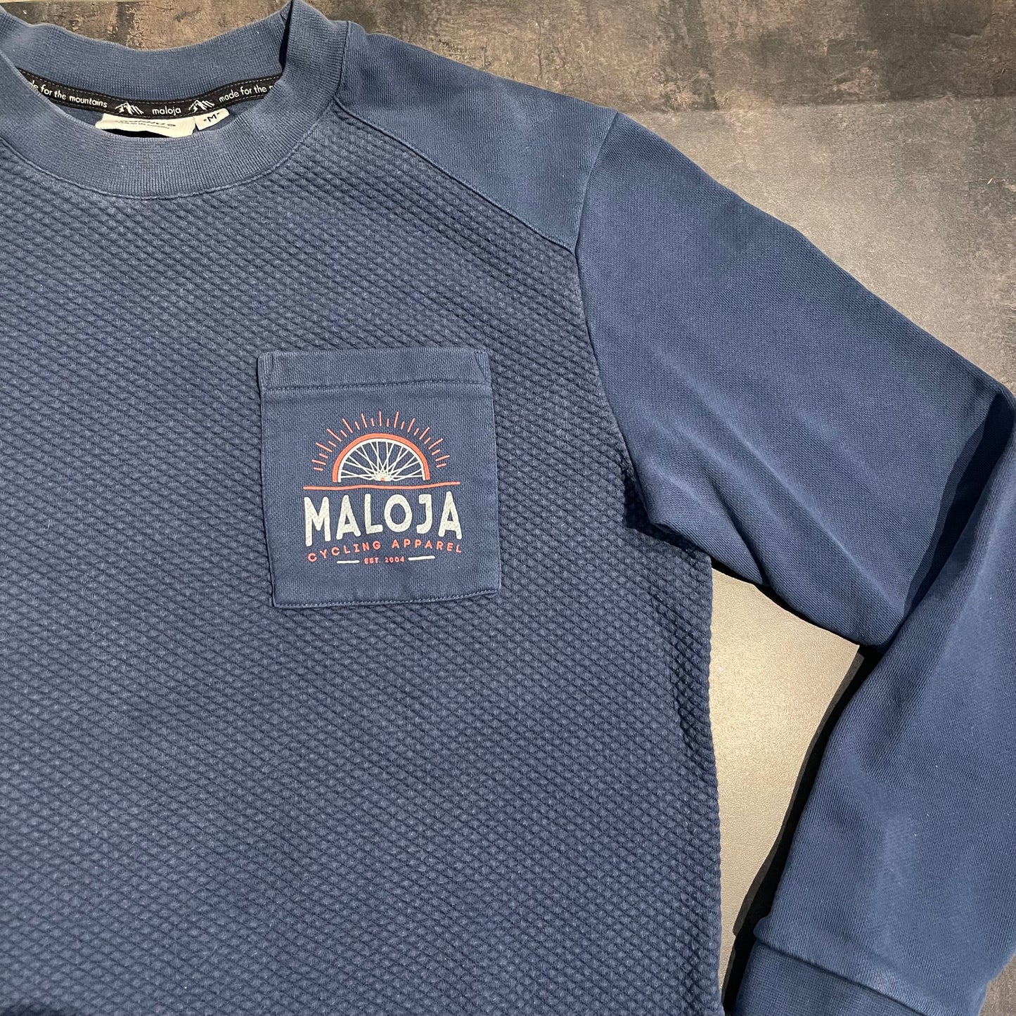 Pullover von Maloja (M Herren /L Damen) blau mit Baumwolle