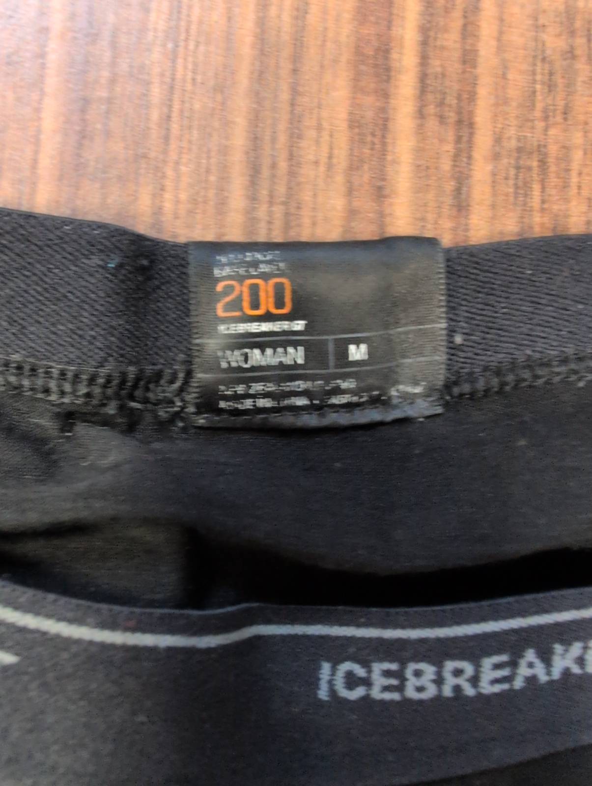 Merino Tights 3/4 von Icebreaker 200 (M Damen) Unterhose schwarz