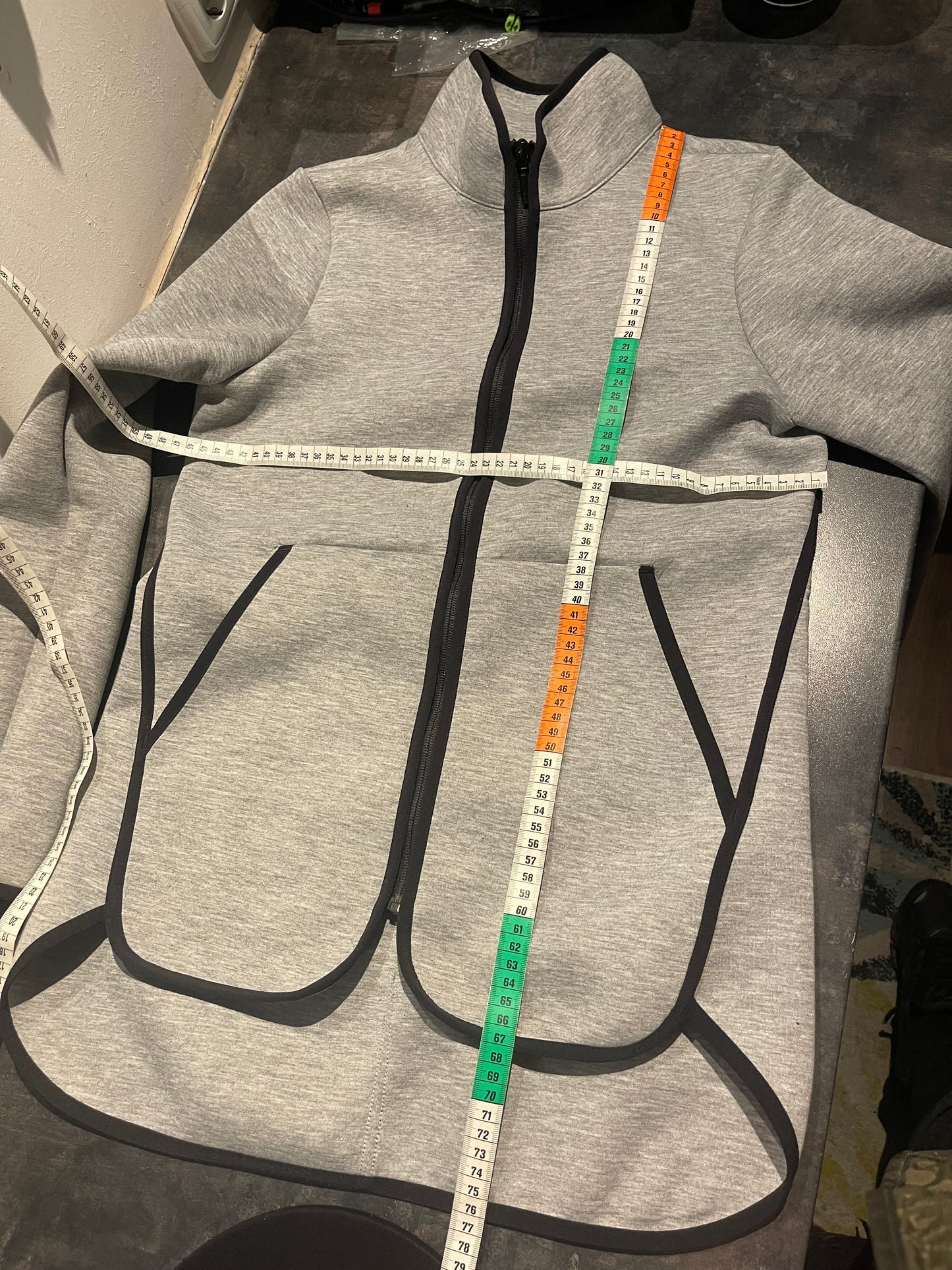 Fleecejacke lang The North Face (Damen S) grau