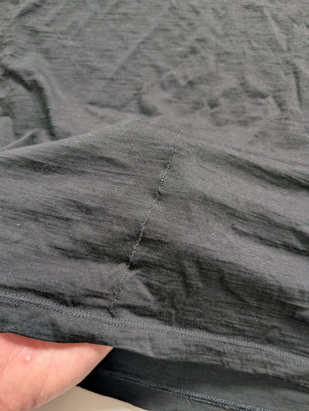 T-Shirt Icebreaker Merino (S /M Herren) schwarz Print MT Everest