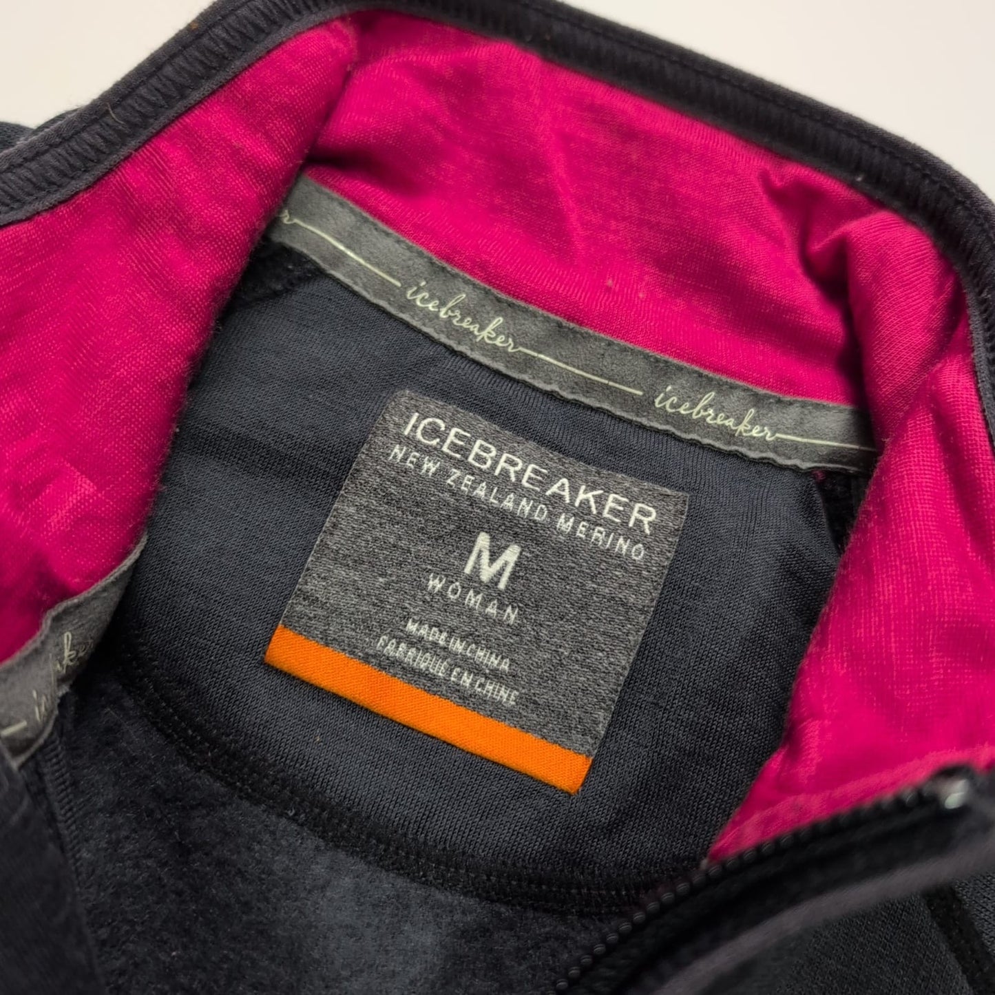 Merino Zip Jacke von Icebreaker (M Damen) dunkelgrau
