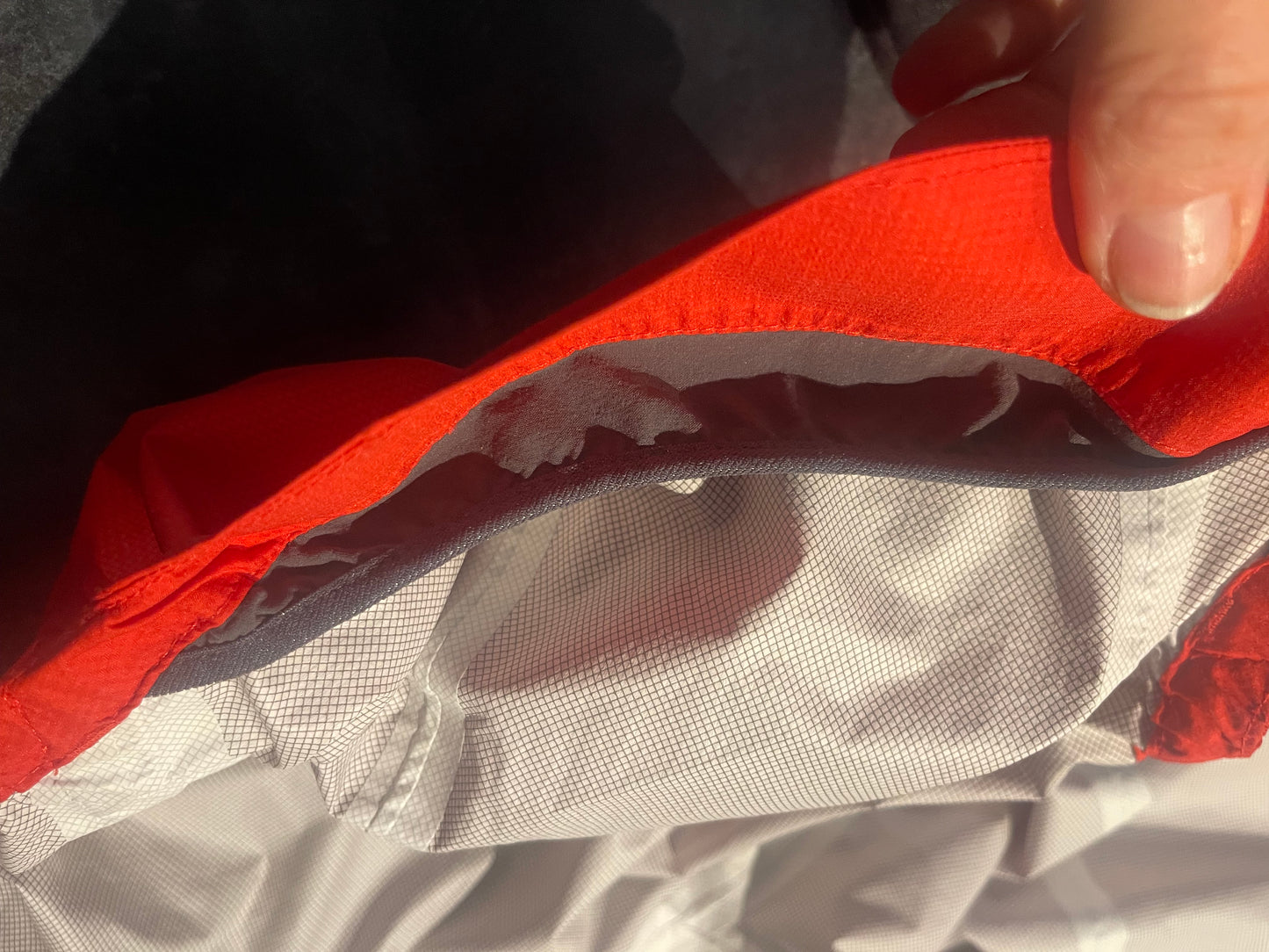 Leichte Regen Jacke von Haglöfs (M Damen) Waterproof rot