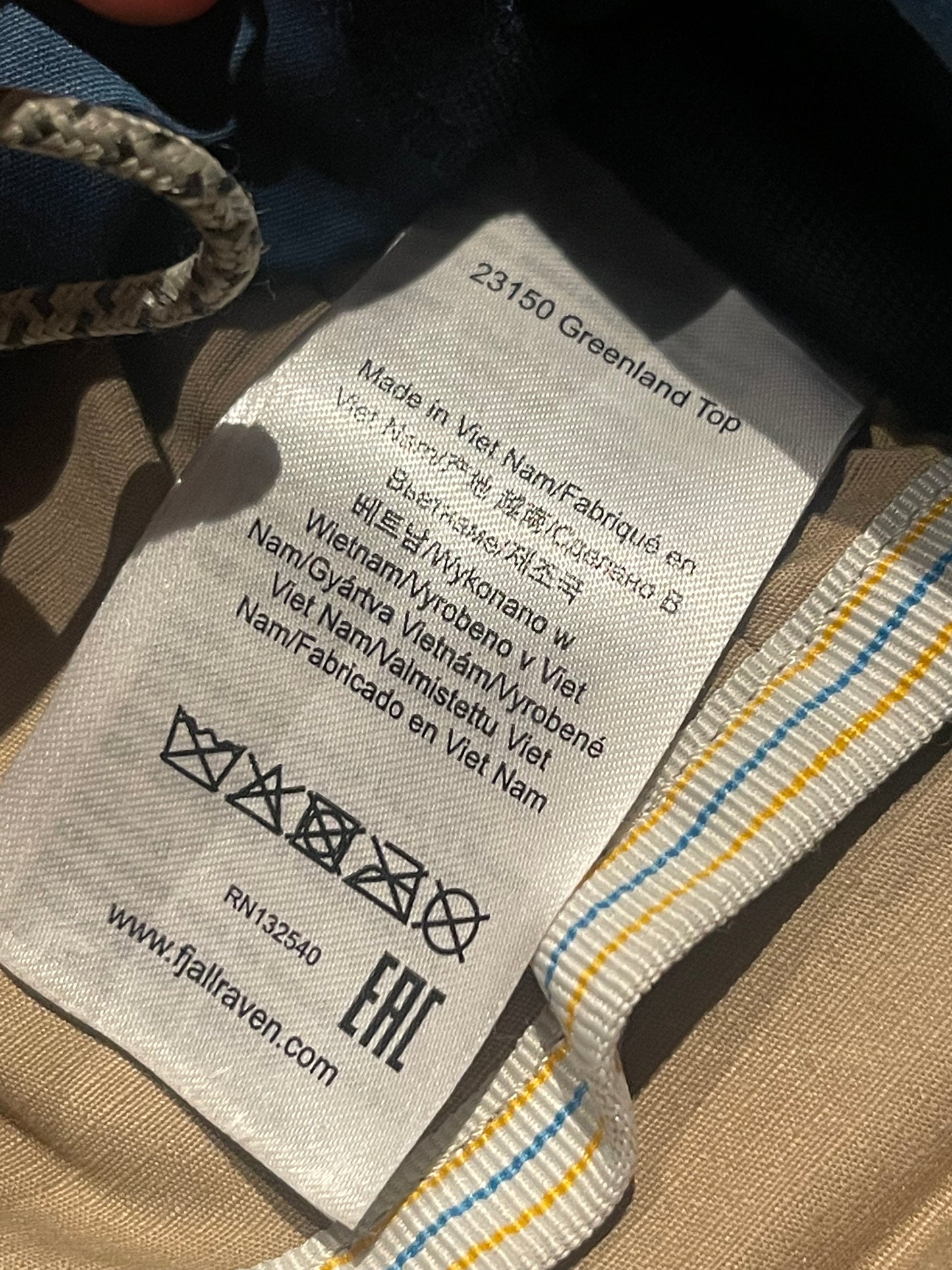 Rucksack Fjällräven Greenland Top 20  blau