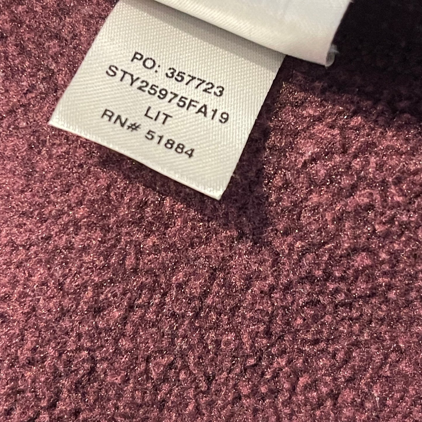Patagonia Fleece Jacke (XL Damen ) Better Sweater bordeaux