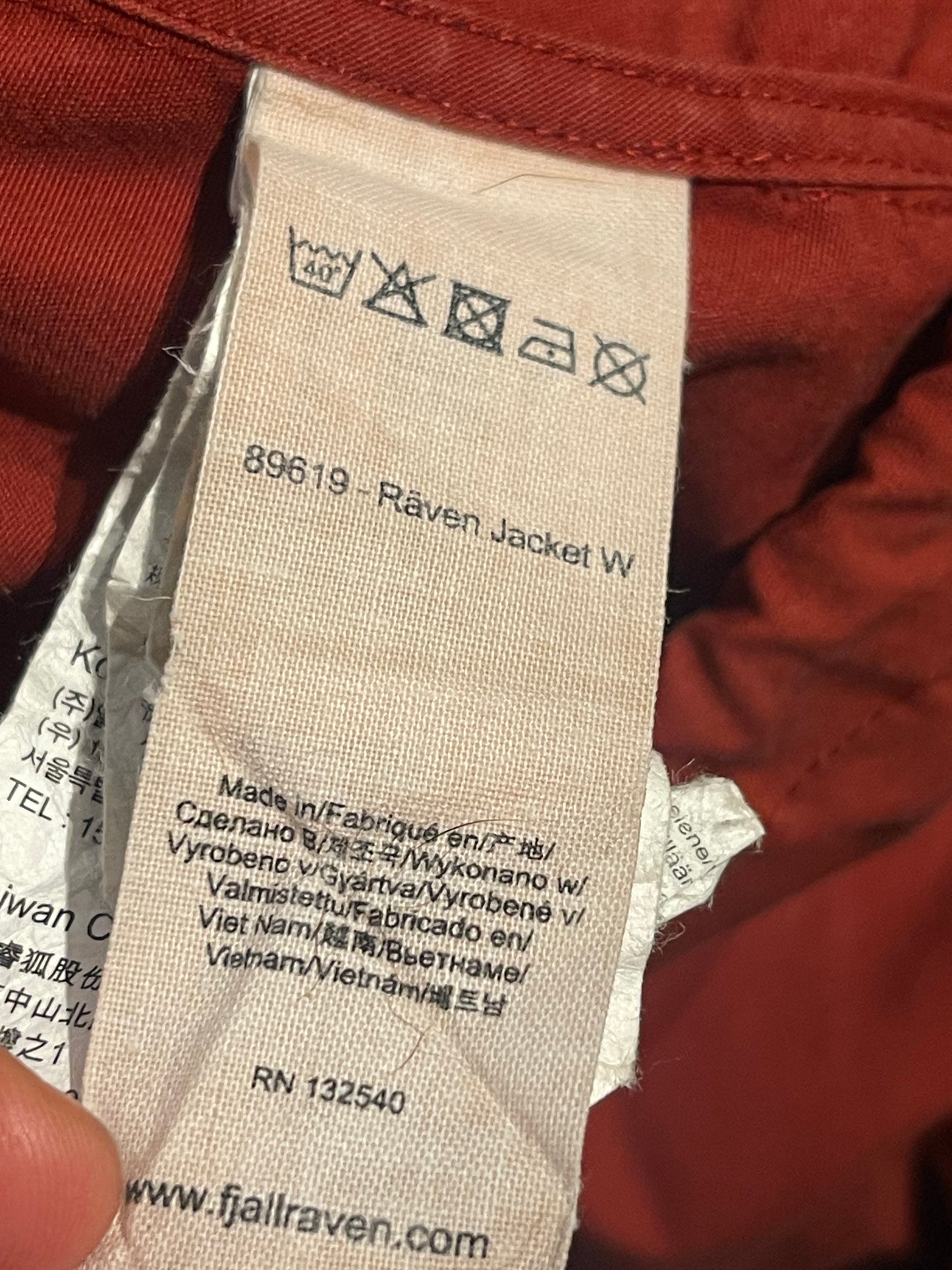Fjällräven Jacke G-1000 (XS Damen) Greenland Light Parka rot