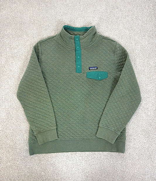 Patagonia Pullover (L Herren) Organic Cotton grün