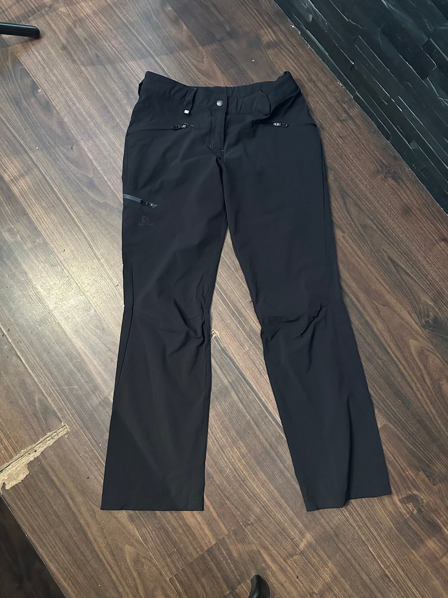 Outdoor Hose von Salomon (M Damen) Stretch schwarz