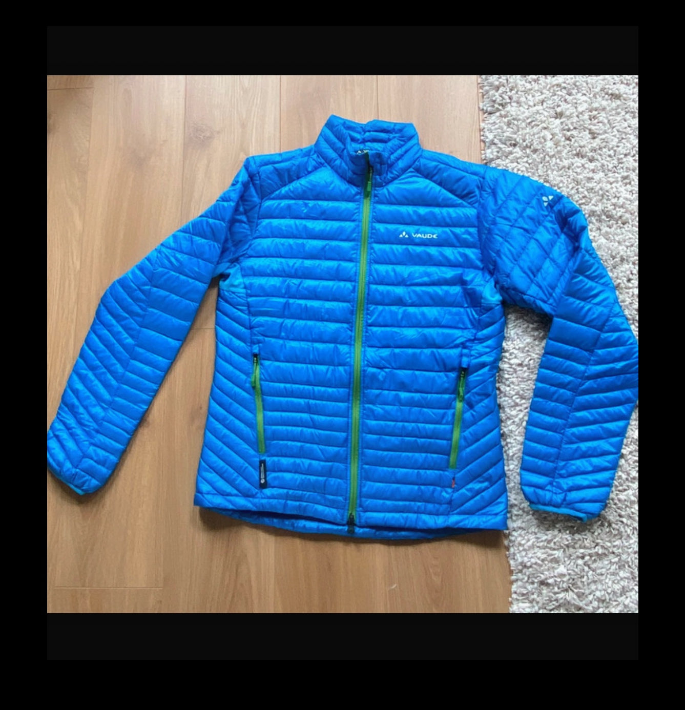 Daunen Jacke von Vaude (XL /52 Damen) wasserabweisend blau