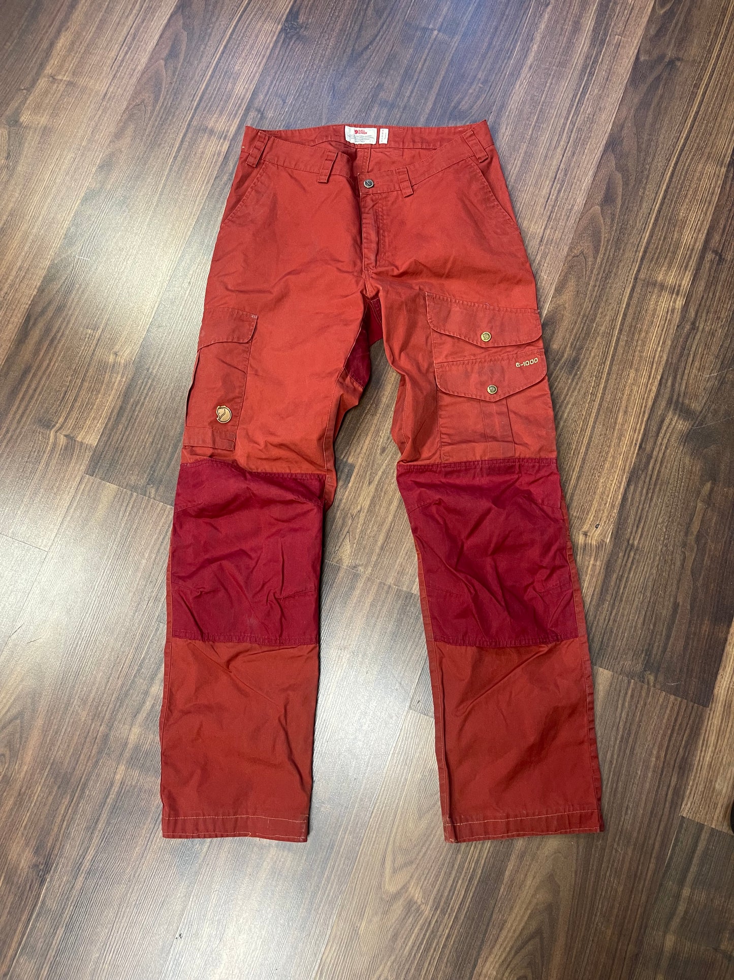 Trekking Hose Fjällräven Barents Pro (XL /42 ) gekürzt rot