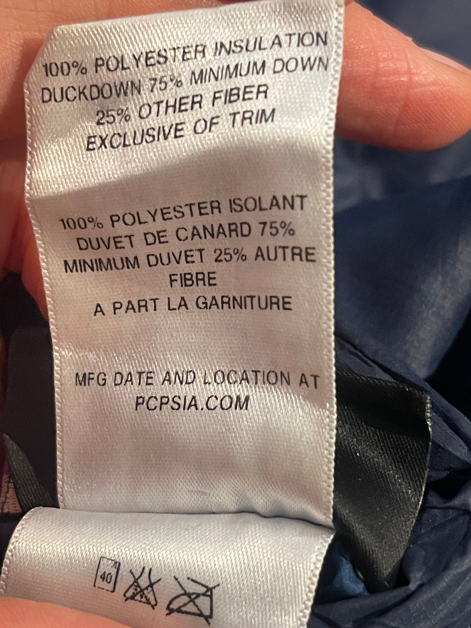 Daunen Mantel Patagonia (M Damen) Isolation Steppmantel dunkelblau - wanderlich.com