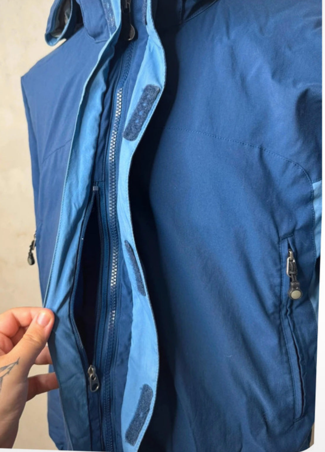 Winter Sport Jacke von Patagonia (L-XL Herren) Regulator R1 blau