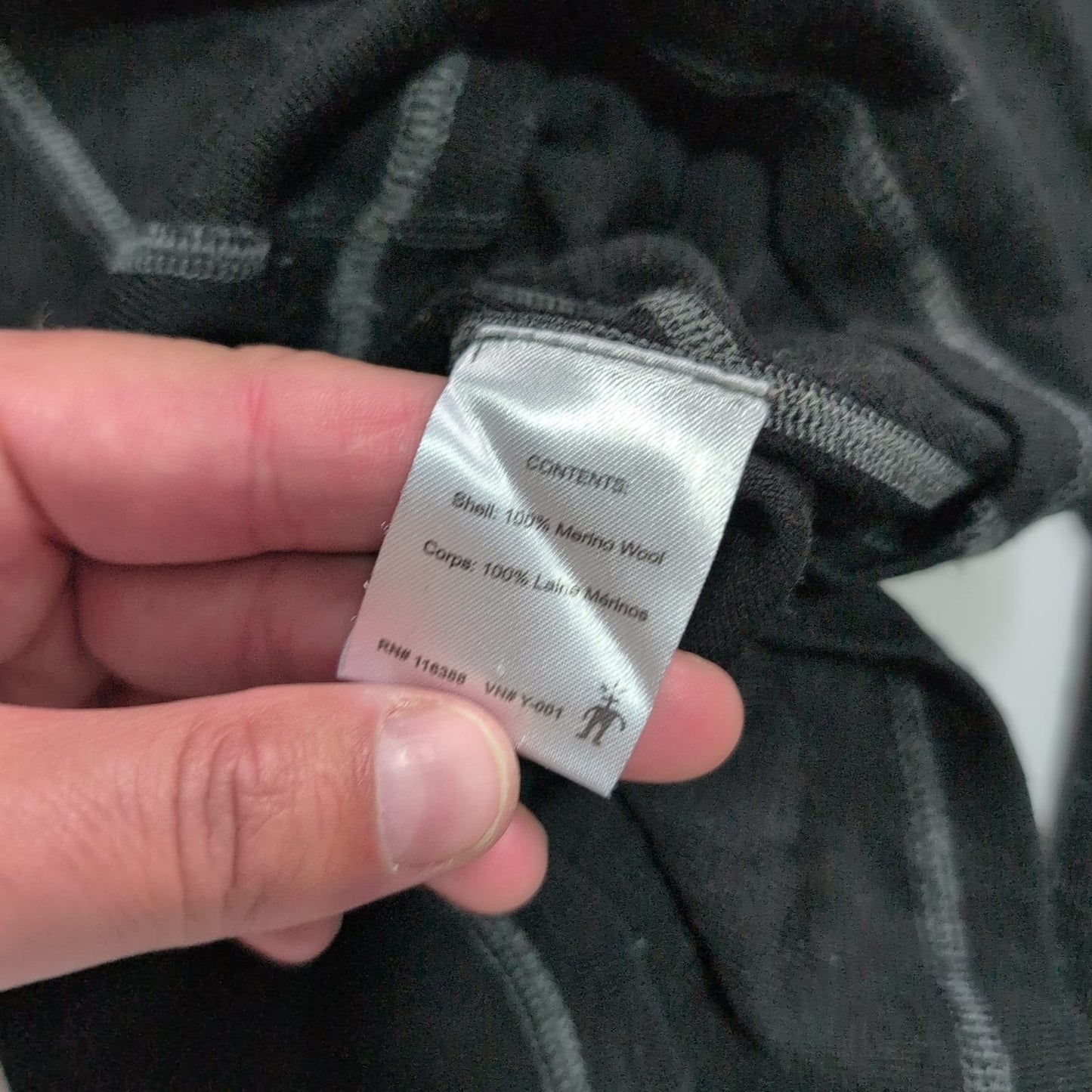 Merino Longsleeve Half Zip von Smartwool (S Damen) Baselayer schwarz