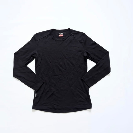 Longsleeve Icebreaker Merino 260 ( S Herren / M Damen) Baselayer schwarz