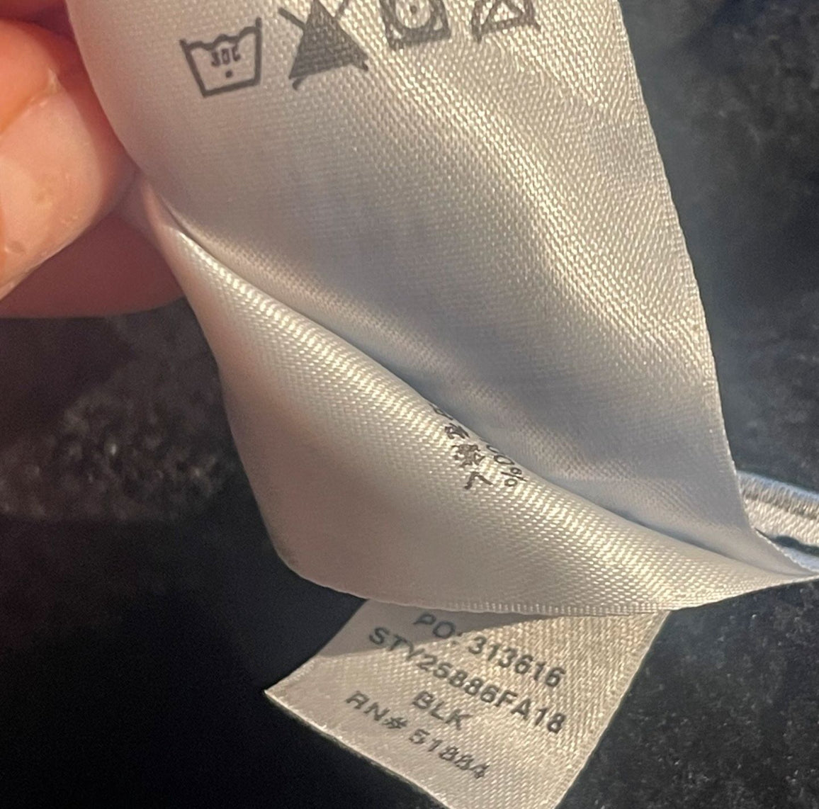 Strickoptik Fleece Weste von Patagonia (M Damen) schwarz