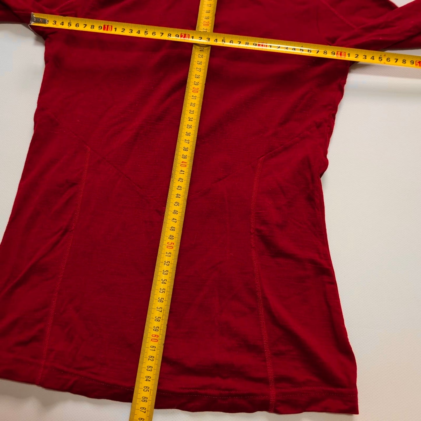 Pure Merino Jacke Icebreaker (S Herren) Zipper rot