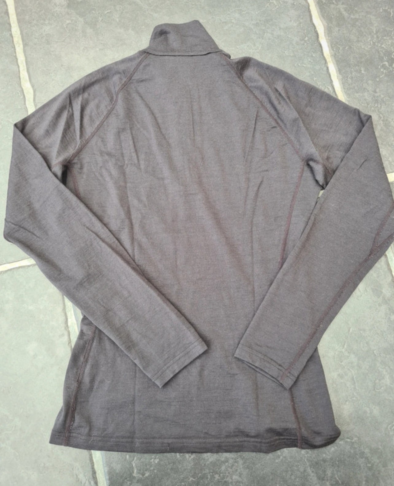 Merino Zip Longsleeve von Icebreaker (S Damen) 200 dunkelgrau