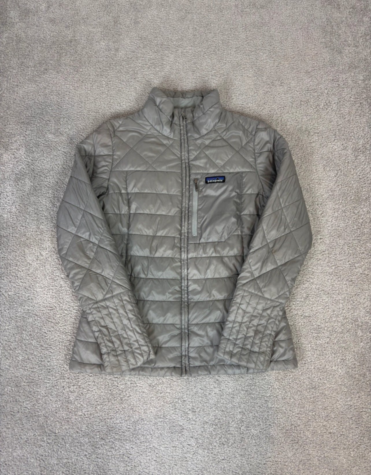 Patagonia Stepp Jacke (M Damen) Isolation Nano Puff grau