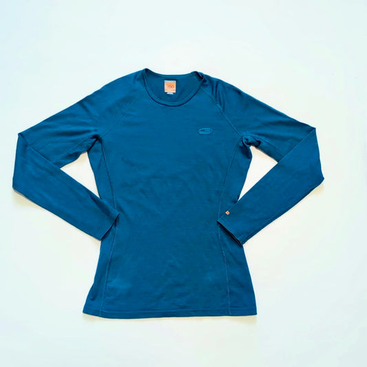 Merino Longsleeve Icebreaker (M Damen) 200 Baselayer türkis blau