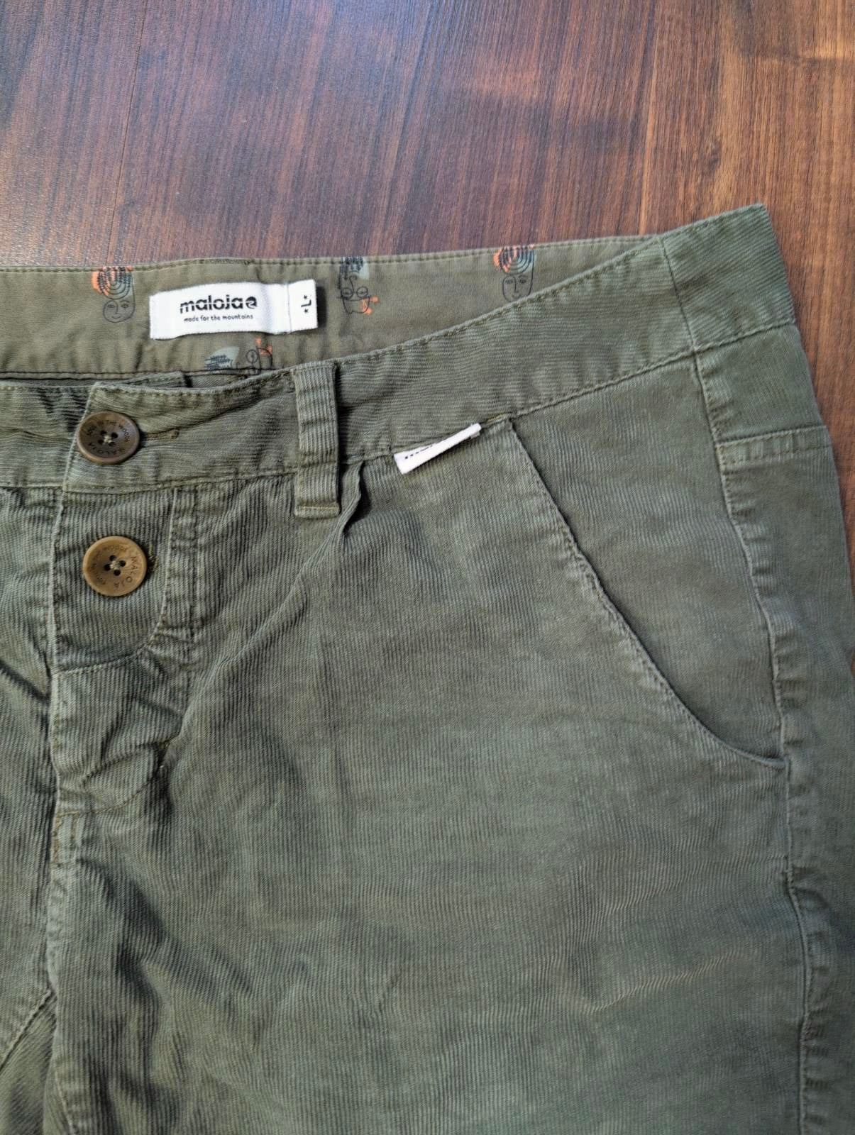Cord Shorts von Maloja (L Damen) Cotton khaki