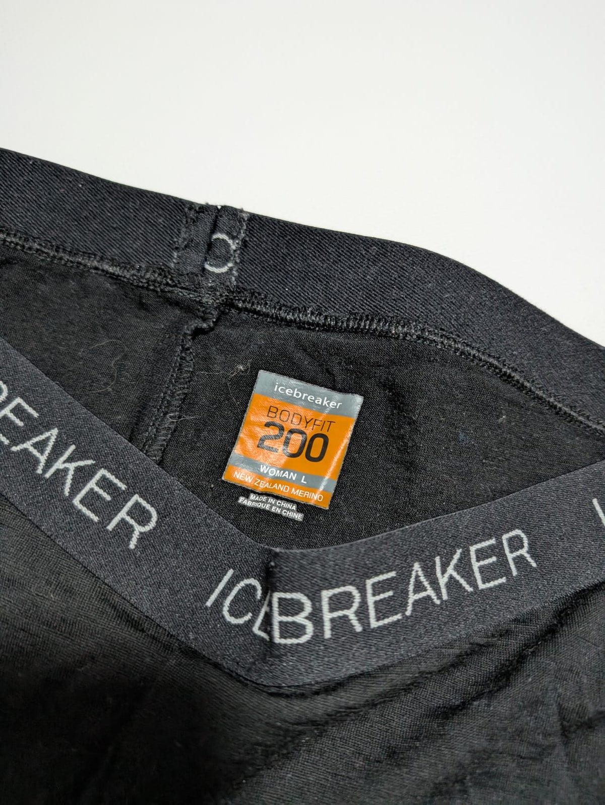 Lange Merino Unterhose von Icebreaker (L Damen) Tights / Leggings 200 schwarz - wanderlich.com