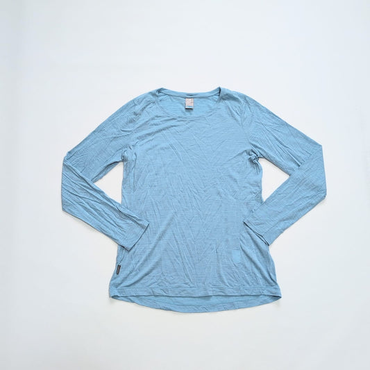 Longsleeve Icebreaker (L Damen) Merino Cool-Lite blau