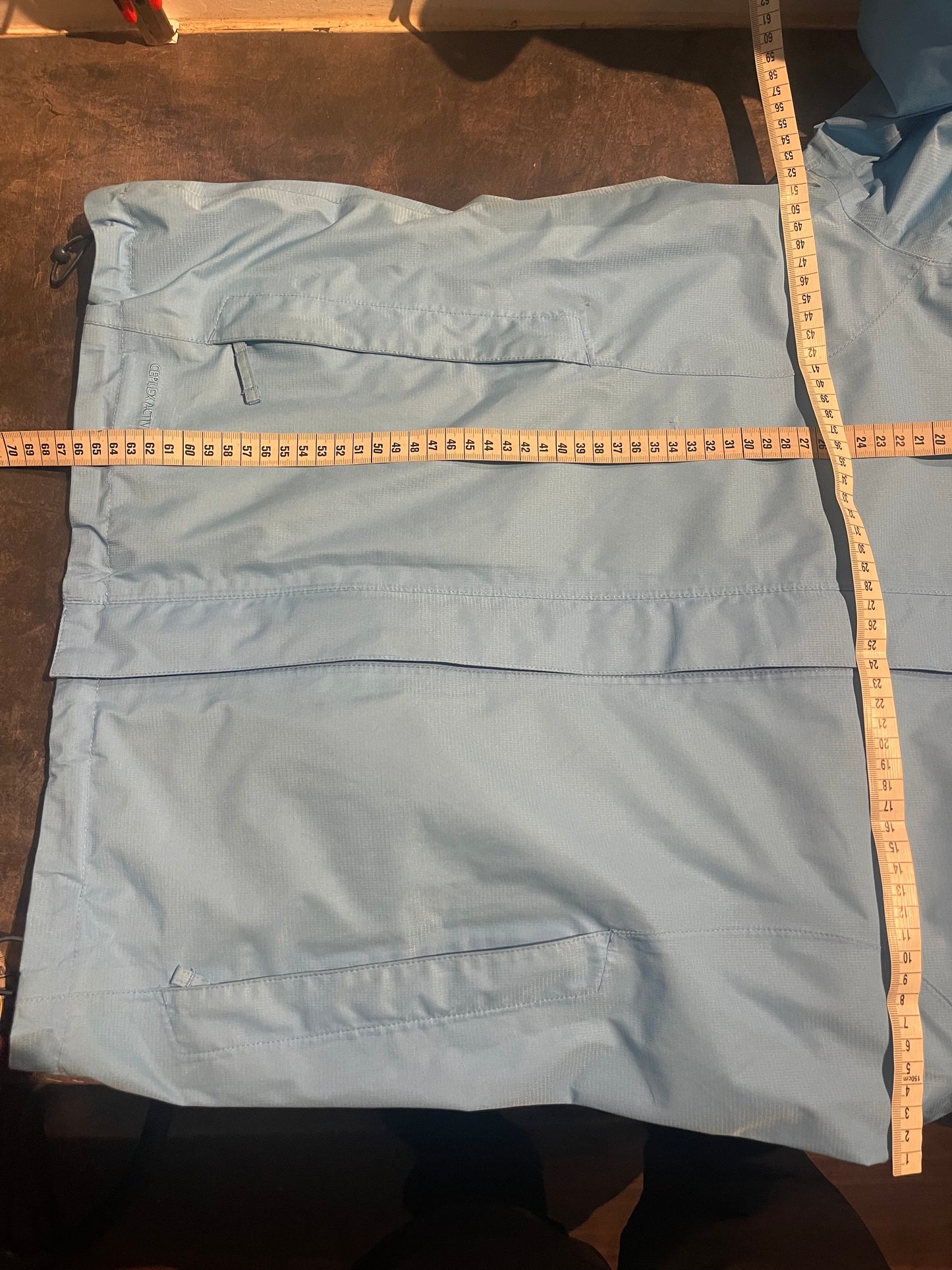 Regen Jacke von Vaude (S-M :38 Damen) blau