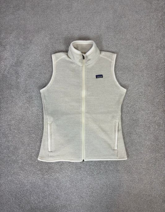 Patagonia Better Sweater Weste (M Damen) Strickoptik Fleece creme