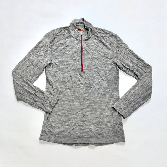Longsleeve von Icebreaker Merino 200 (M Herren) Zip Shirt grau