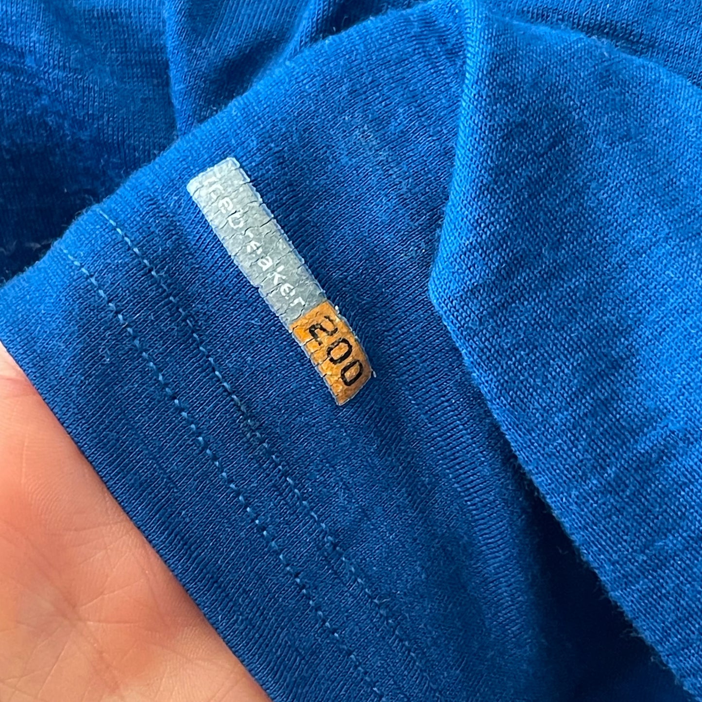 Longsleeve Icebreaker ( S Herren / M Damen ) Merino 200 Baselayer blau