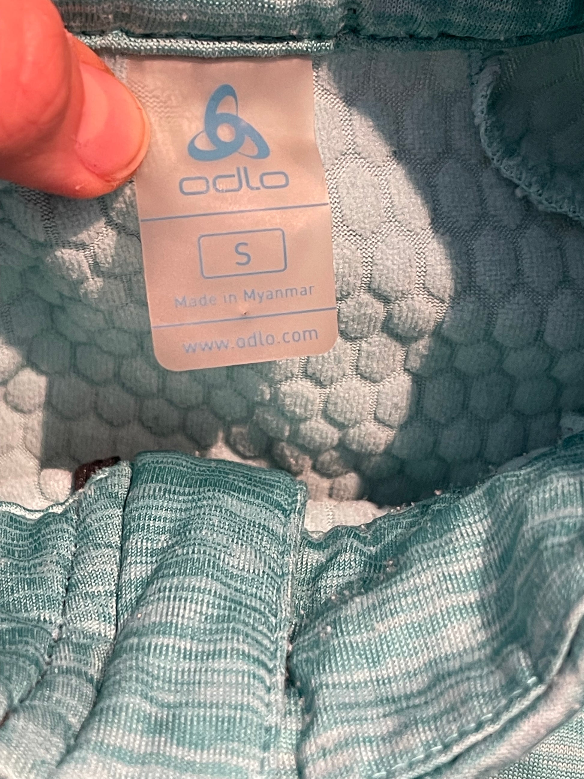 Fleece Jacke von Odlo (S Damen) Zipper Sweatshirt blau - wanderlich.com