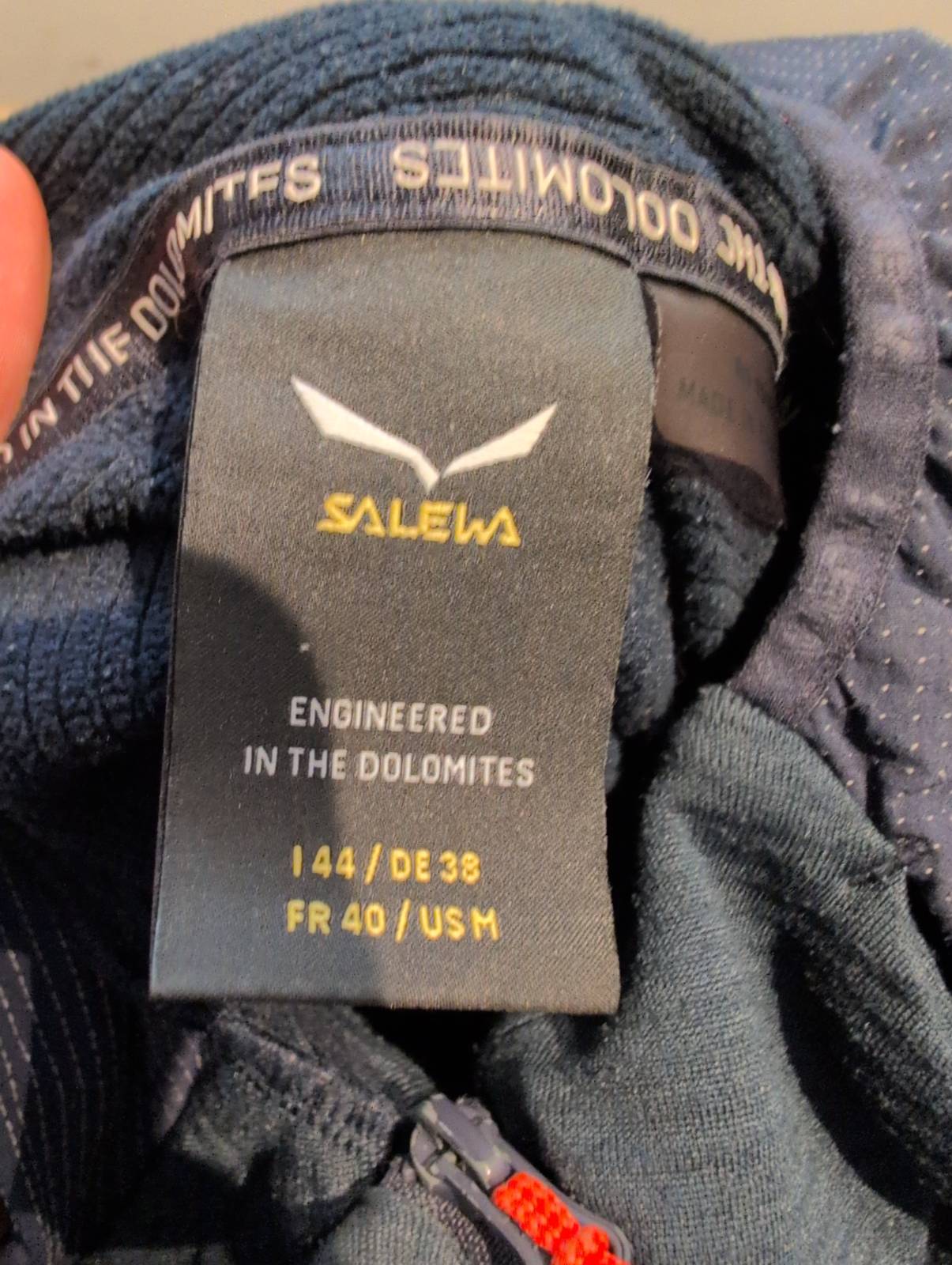 Leichte Jacke von Salewa (M Damen) Kapuzenjacke marineblau