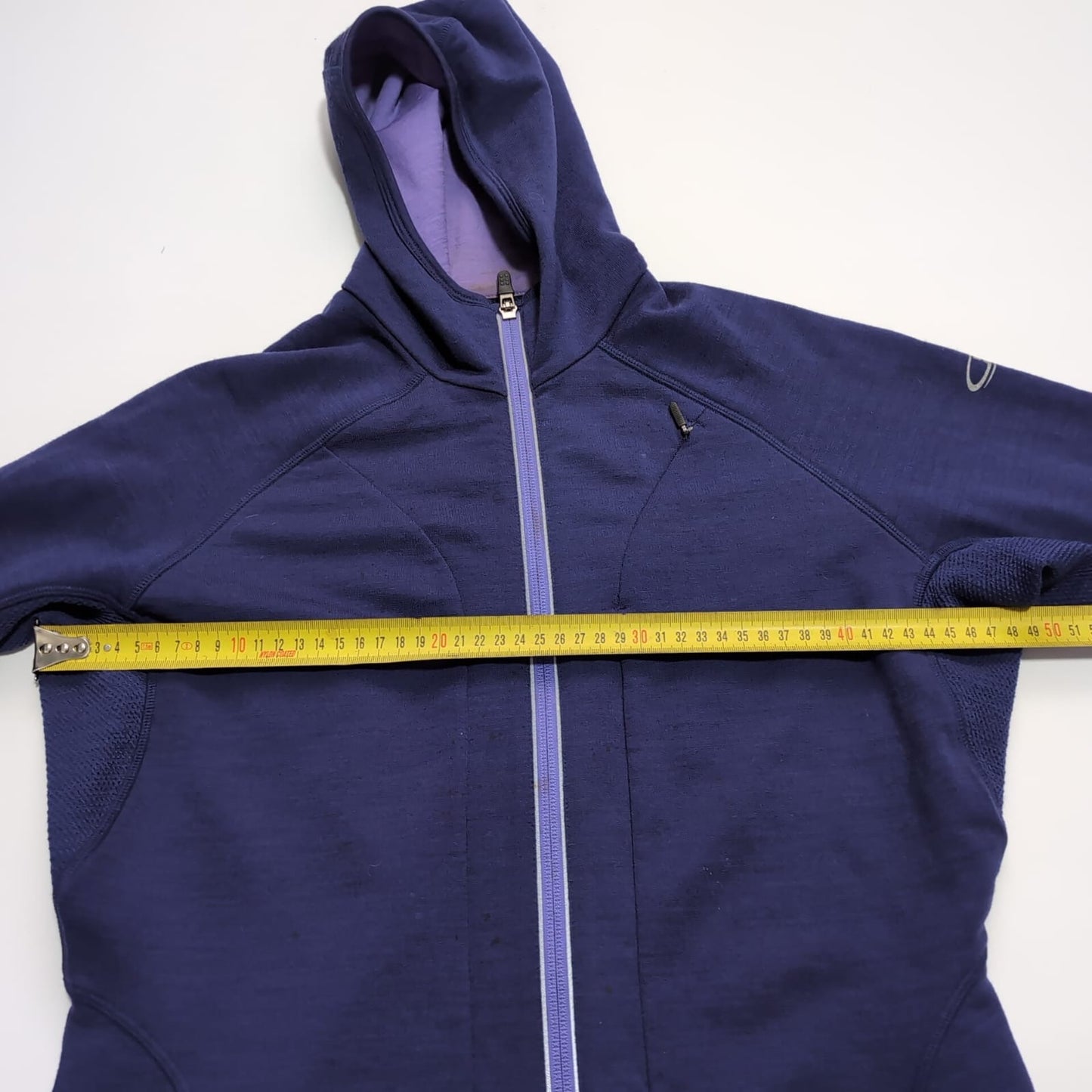 Warme 260 Merino Jacke von Icebreaker (M Damen) lila mit Kapuze