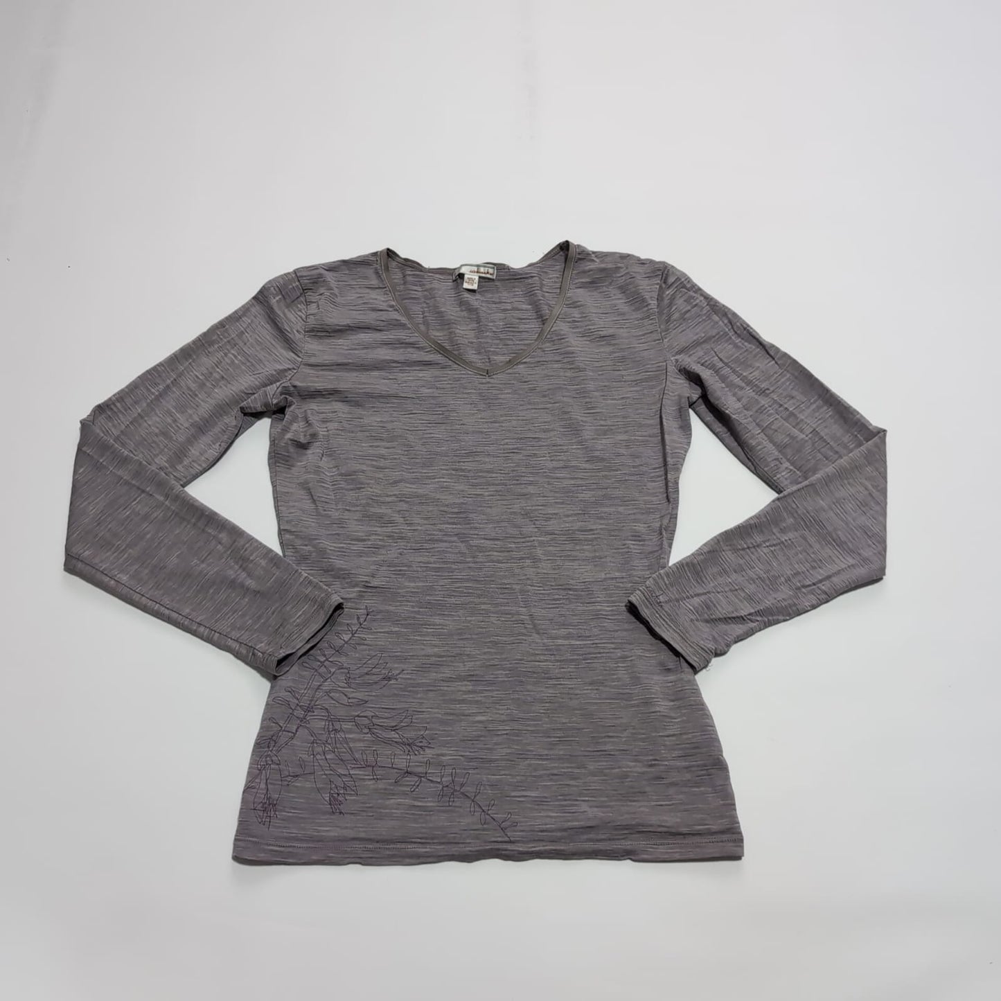 Langarm Shirt Icebreaker (S Damen) Merino 180 Longsleeve grau