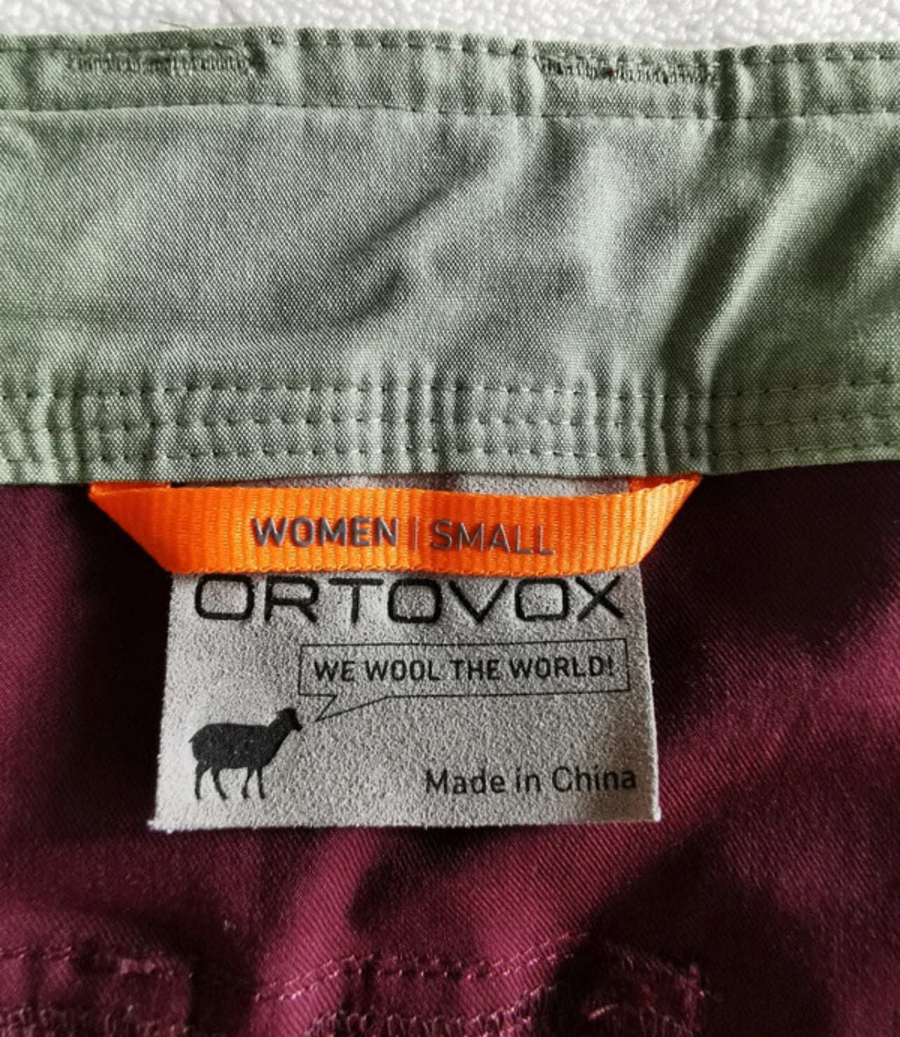 Trekking- Hose von Ortovox mit Merino (S Damen) bordeaux
