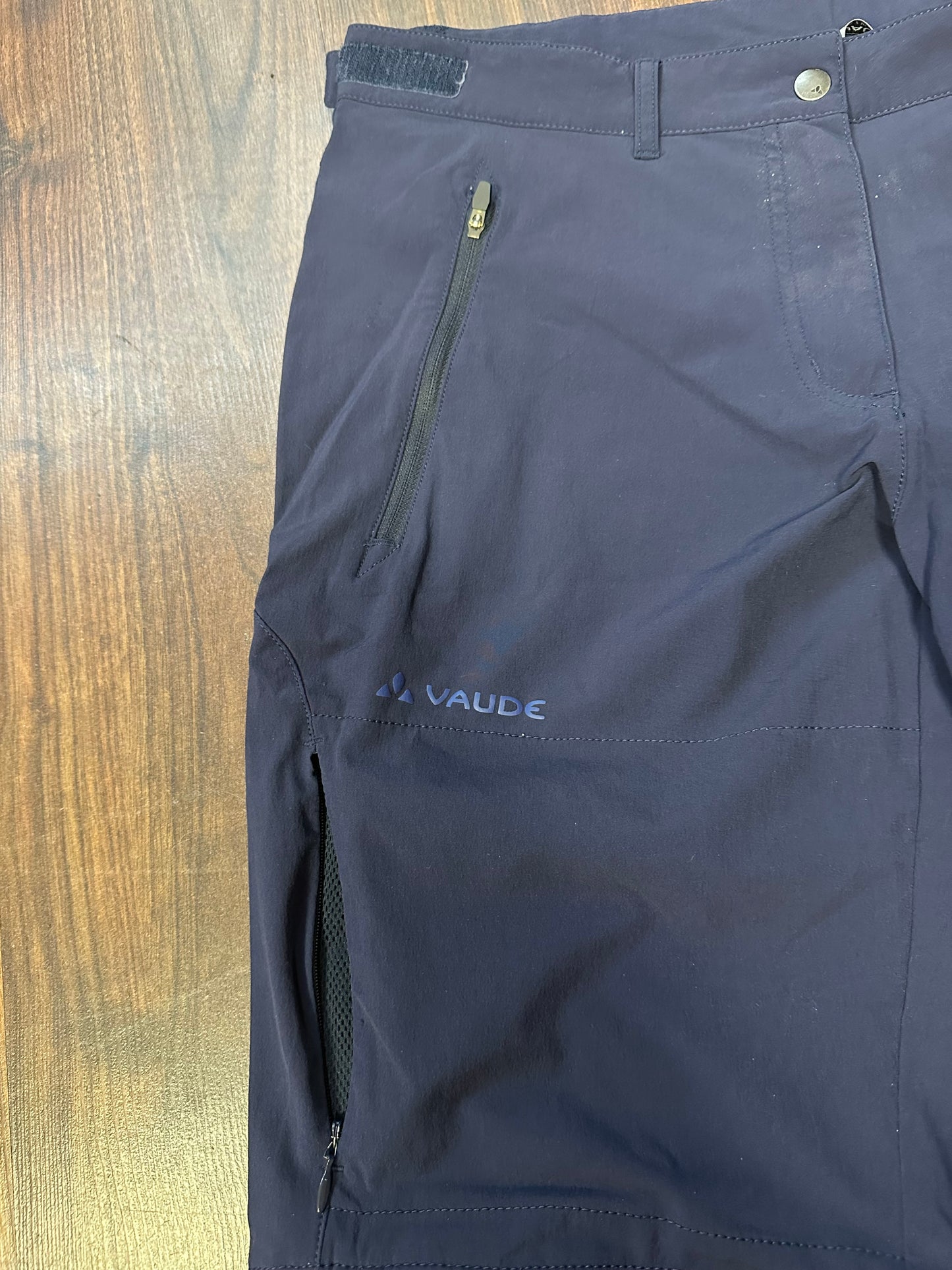 Zip Off Trekking Hose Vaude 2 in 1 (44/ XL Damen) marineblau