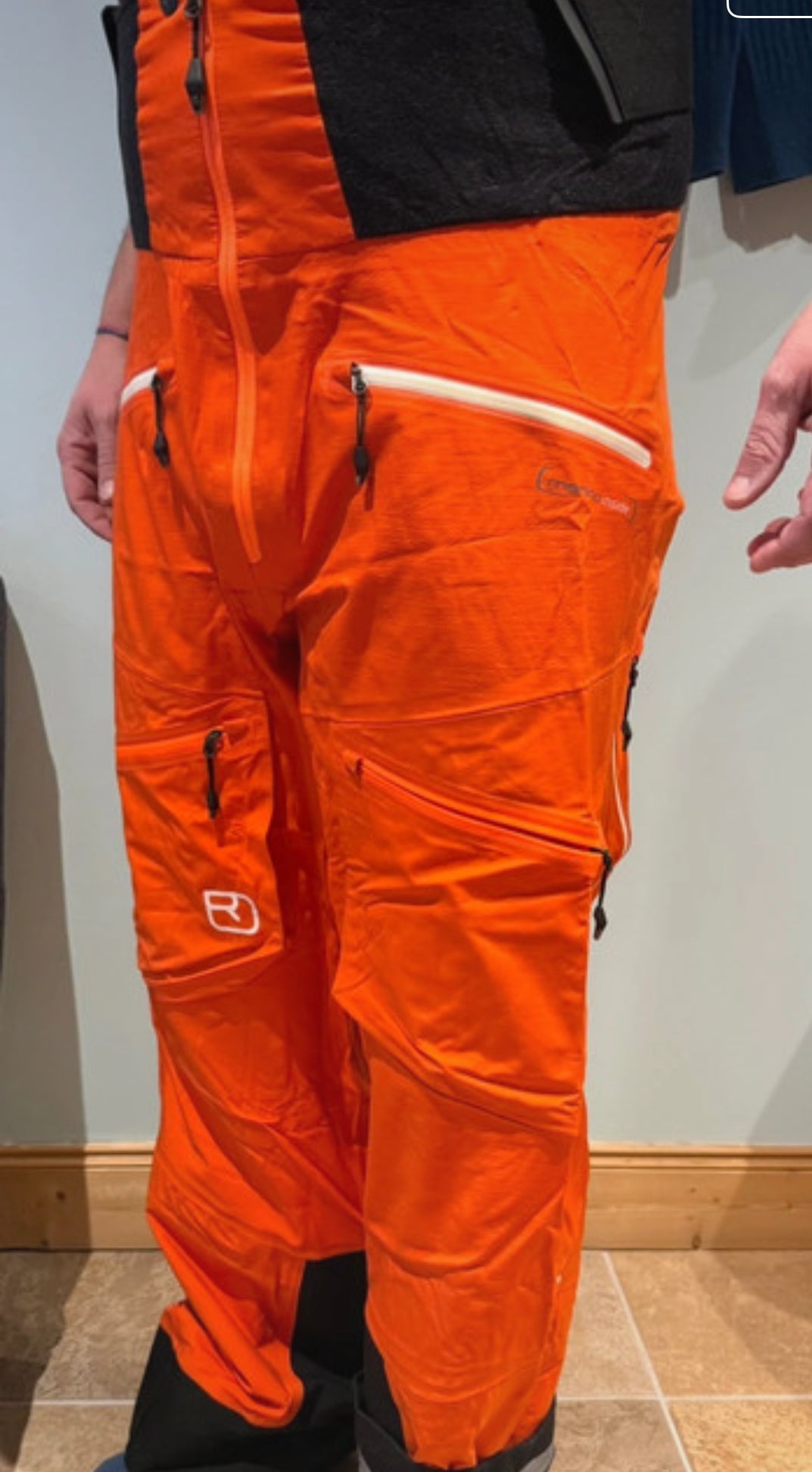 Ski Hose von Ortovox Merino (L Herren) Hardshell Merino Inside orange