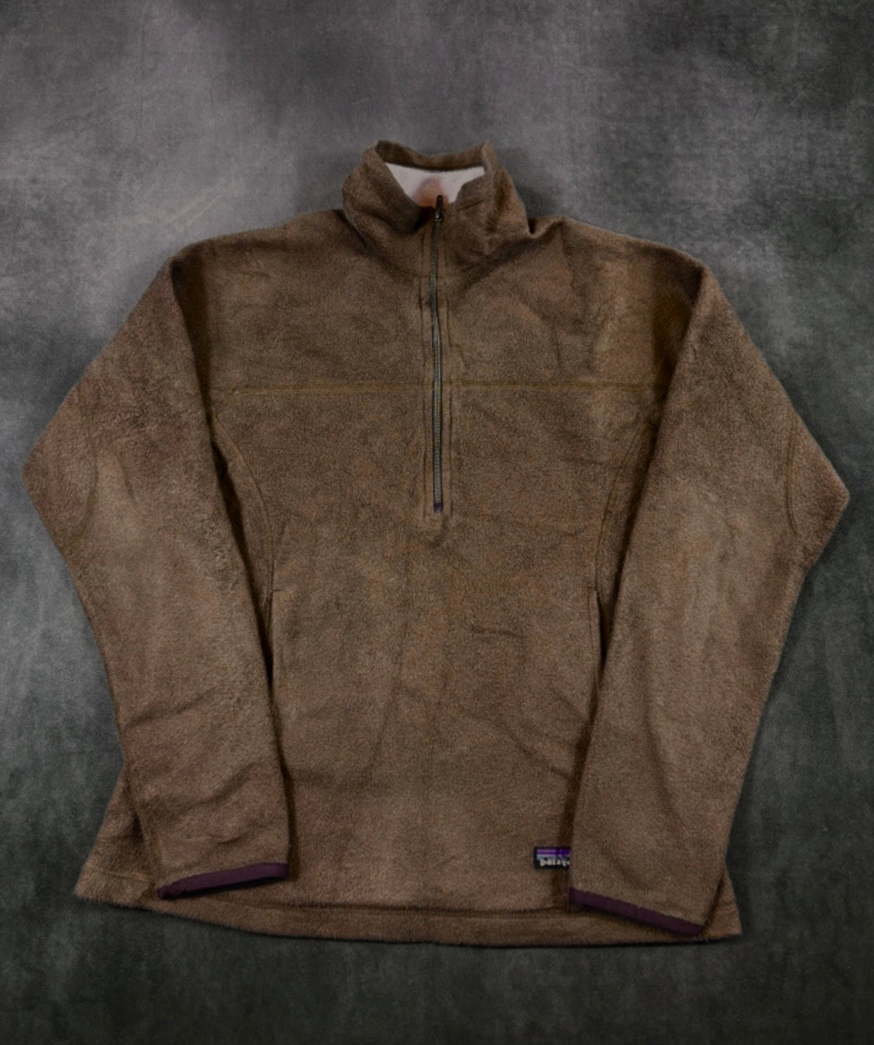 Zip Fleece Pullover Patagonia (M Damen) Synchilla braun