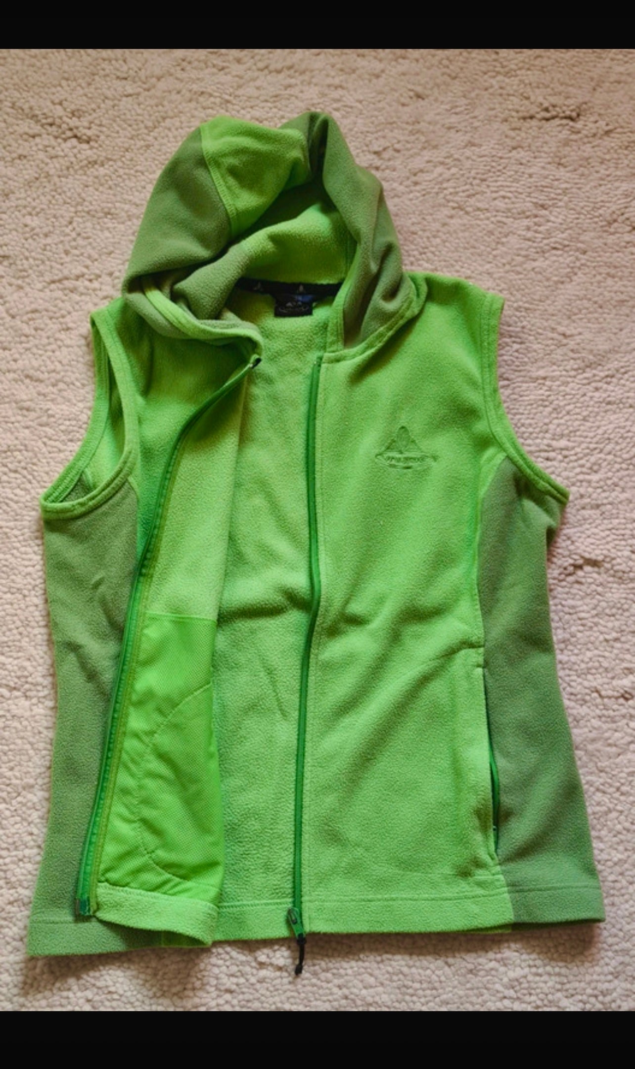 Kapuzen Fleece Weste von Vaude (M Damen) grün