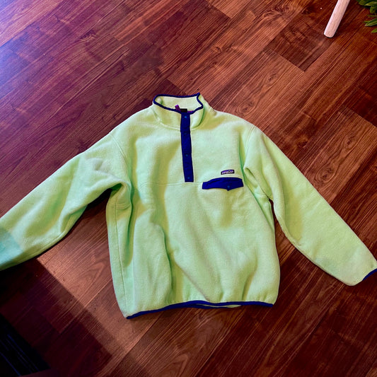 Fleece Pullover Patagonia Synchilla (XL Herren/ XXL Damen) hellgrün