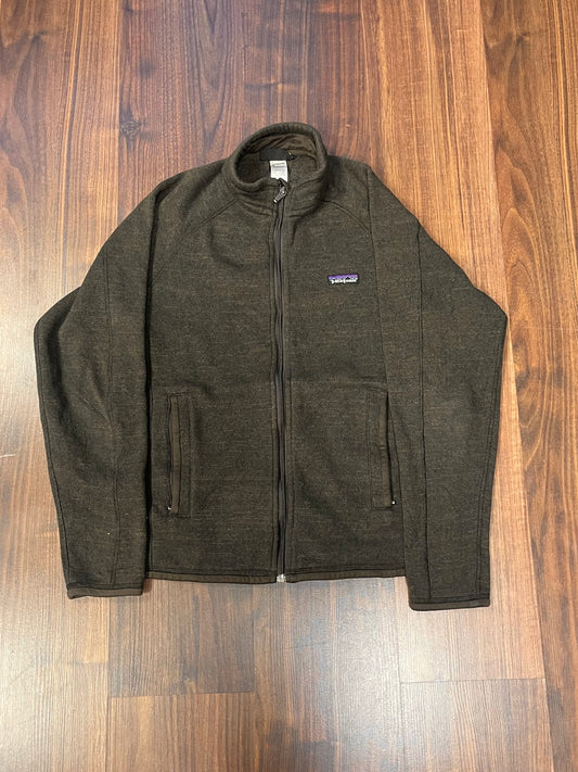 Patagonia Better Fleece Jacke (S Herren) Strickoptik braun
