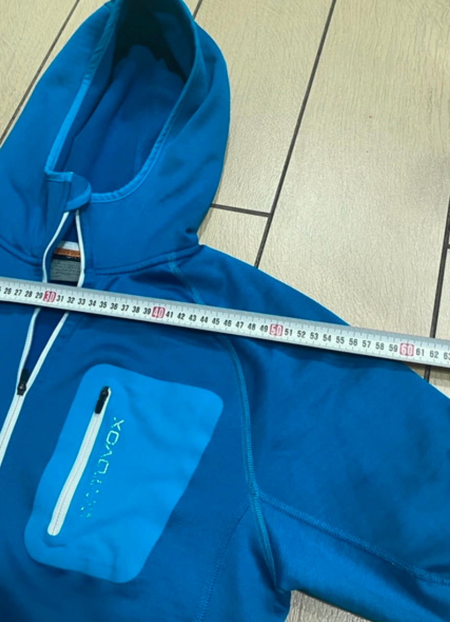 Jacke Ortovox Merino inside (S Herren) Zip Hoodie blau