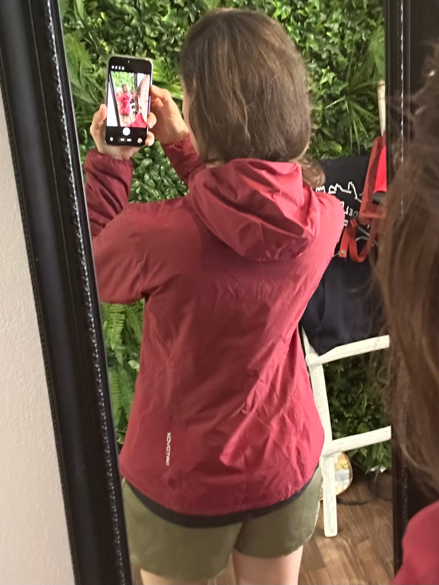 Wasserdichte Ortovox Jacke mit Wolle gefüttert (S Damen) bordeaux